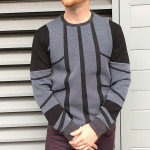 Scott Langton - Curve Pullover Neoprene Sweater $275