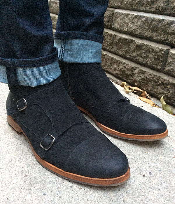 New Arrivals J Shoes - Dorado Double Monk Strap Leather Chukka Boot