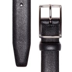 Andersons Pebbled Leather Belt $160