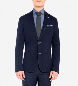 Blue Industry Knit Jersey Blazer $320