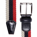 Anderson's 3 Stripe Woven Belt $195