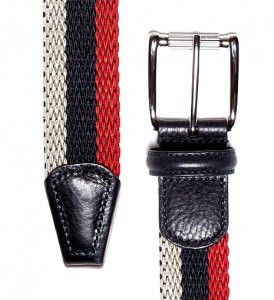 Anderson's 3 Stripe Woven Belt $195