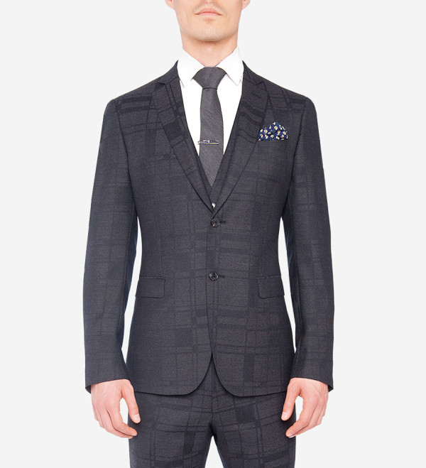 Lab - Tonal Abstract Check Suit
