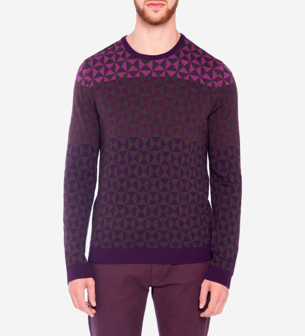 Ted Baker - Zano Ombre Pattern Sweater